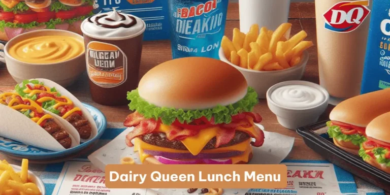 Dairy Queen Lunch Menu with Prices