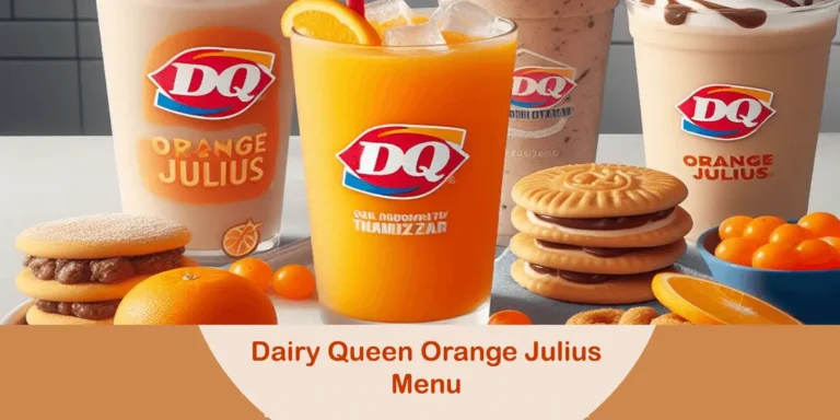 Dairy Queen Orange Julius Menu