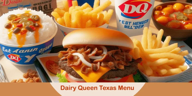 Dairy Queen Texas Menu with Prices
