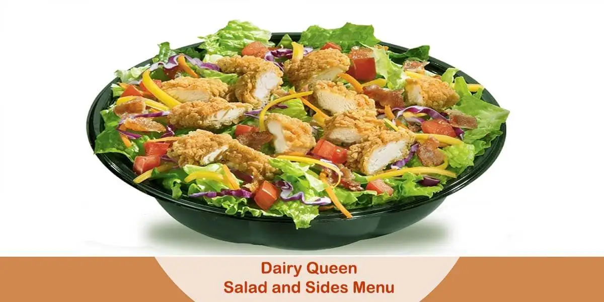 Dairy Queen Salads and Sides Menu with Prices 2024